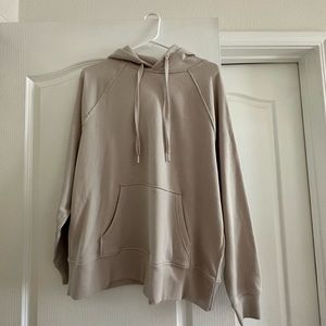 h&m nude hoodie